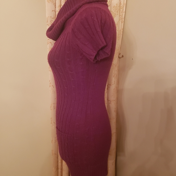 Cowl Neck Short Sleeve Sweater - Picture 4 of 4